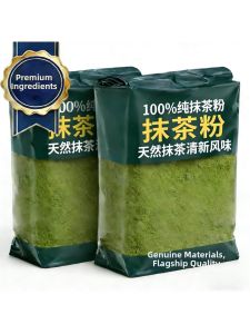Bột Trà Xanh Matcha 100% Tinh Khiết Không Đường cho Nước Uống và Nấu Nướng