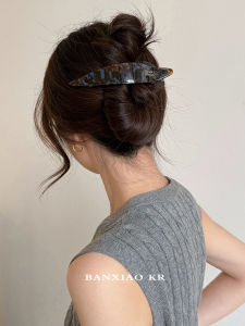 Classy Acetate Hair Clip Updo Hair Claw Female Back Head Large Hair Clip Duckbill Clip Fancy Binder Clip Hair Accessories