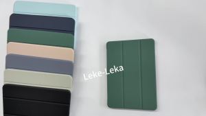 Ốp Lưng Thông Minh Dạng Gập Cho iPad Thế Hệ 6/5 iPad Air 2/1 9.7 Inch 2018/2017 Vỏ Bảo Vệ Silicon Mềm Với Lớp Da Giả