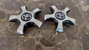 Logo chụp mâm ốp lazang bánh xe ô tô Toyota Land Cruiser TY-425 - Chất liệu nhựa ABS cao cấp