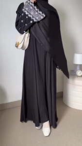 Madeena Luxury Abaya Ceruty apk Bordir Dress Wanita Dress Lebaran Terbaru Gamis Wanita Muslim Viral