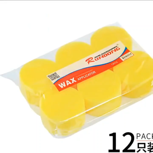 High-Density Car Wax Sponge for Paint Care & Cleaning - Durable Waxed Sponge for Car Detailing and Home Use