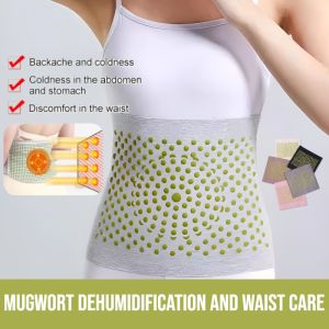 [Essential For Air-Conditioned Rooms] Summer Mugwort Dehumidification And Waist Care Self-Heating Warm Waist Protection Waistband Lightweight And Fit