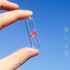 Glass Straw Covers Anti-Pest Dustproof Cat And Chinchilla Animal Print Glass Straws for Dining And Drinking Utensils