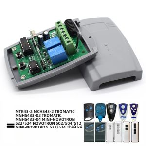 Rơle Thu Tín Hiệu Cửa Nhà Để Xe Đa Năng 433 MHz Cho NOVOFERM NOVOTRON 502/504/512/522/524 Tương Thích Với Điều Khiển Từ Xa MNHS433 MTR43-2 MCHS43-2