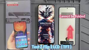  For Samsung Z Flip3 5G TFT Quality LCD Display Touch Screen Assembly Replacement F711 F711B F711U Models