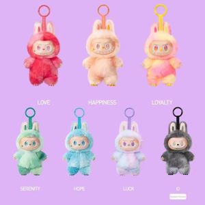 🔥Ready Stock🔥Popmart V3 Labubu Plush Toys Keychain Backpack Decoration Toy Animated Characters Mysterious Surprise Box Series Childrens Gift