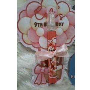 Perfume Souvenir with card background