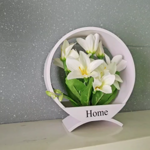Tanaman Hiasan Bunga LILY Mini Pot Ring 15cm x 6cm x 18cm Bulat Imut Mini Kecil Pajangan Ruang Tamu Minimalis Bunga Artificial Bunga Hias Meja Tamu Bunga Pajangan Meja Tamu Bunga Pajangan Murah Bunga Dekorasi Rumah Bunga Palsu Minimalis