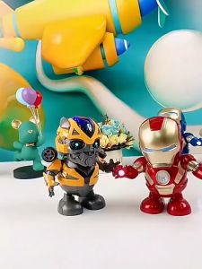 หุ่นยนต์เต้นได้ มีแสงมีไฟ ขยับได้น่ารัก ฮีโร่แดนซ์ มีให้เลือกหลายแบบ แถมถ่านฟรี ‼️