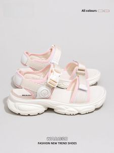Warrior | Pink Sports Casual Sandals Womens Summer New Thick Bottom Anti-slip Soft Bottom Outdoor Wearable Versatile Beach Shoes