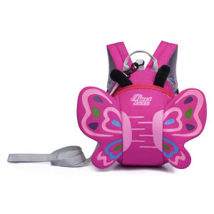 กระเป๋าเป้สะพายหลังเด็กนักเรียนใหม่ กระเป๋าเดินทางสำหรับเด็กผู้หญิงอายุ 2-3 ปี กระเป๋าสะพายไหล่คู่ป้องกันการสูญหาย กระเป๋าหนังสือระบายอากาศได้ดี กระเป๋าเด็ก