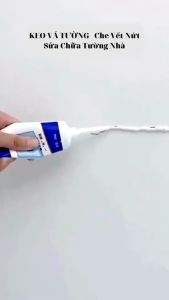 Keo Vá Tường - Keo Vá Tường Chống Thấm - Trám Vết Nứt Khe Hở Tường Làm Tường Trắng Sáng