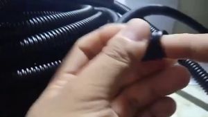 Selang SPIRAL HITAM 90 CM ELASTIS - Slang Sepiral 90cm Mesin Pompa Power Head Box Top Filter Air Aquarium Aquascape Kolam Ikan