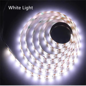 5V USB LED Strip Light Flexible Cuttable Light with Adhesive White/Warm White for TV Backlight Cabinet Bedroom Home Decoration