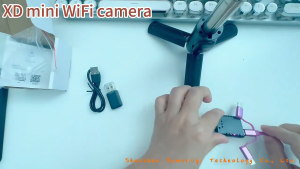 COD XD Kamera Camera CCTV Mini Sambung Ke Hp Jarak Jauh Tanpa kabel Pemantau Wifi Full HD 1080p X15