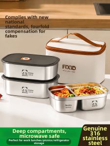 CHUANGSHUNFU | Microwavable Insulated Bento Box Student and Office Use