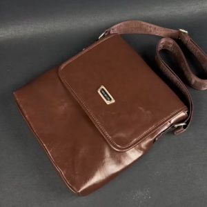 Tas Selempang Pria Polo Amstar Bahan Kulit PU Leather Terbaru Real Picture