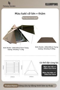 fantasy garden | Lều Chống Nắng Đa Tầng Hình Kim Tự Tháp Gấp Gọn Mở Tự Động