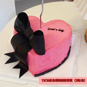 Finished Product Tea Rose Cake Decoration Polka Dot Fairy Gift Display Piece Small Fragrance Style Butterfly Knot Sugar Art