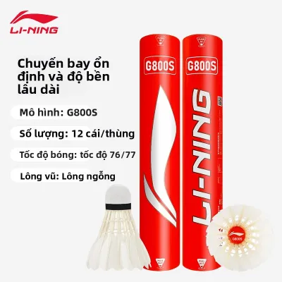 Li-Ning | Ống Cầu Cầu Lông Ổn Định Bền 12 Quả