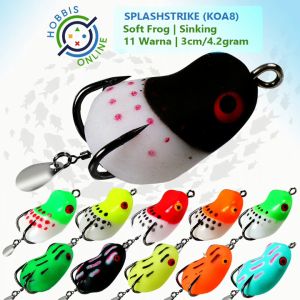 Softlure Imitasi Kodok Umpan Pancing 3 cm 42 gram BogJumper (KOA8)