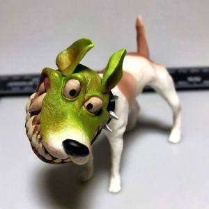 Creative Funny Trendy Hand-made Statues Weird Dogs in Disguise Ornaments Tables Two-dimensional Models Peripheral Gifts