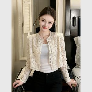 Trendy High-end Aesthetic Chinese Style Lace Jacket