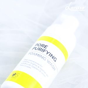 Facial Foam Pore Purifying Larissa - Sabun Cuci Muka Untuk Melembutkan Mencerahkan & Menyehatkan Kulit