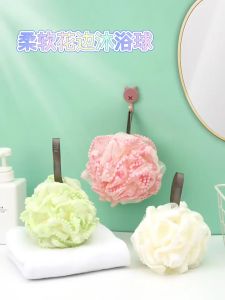 Ready Stock Cute Lace Soft Sponge Bath Ball Shower Rub Bath Shower Wash Body Pot Sponge Scrubber Durable Healthy Massage