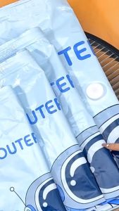 WARS Plastic Bag Vacum Motif Astronout Tempat Penyimpanan Baju Selimut Vakum Kedap Udara