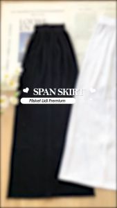Bawahan wanita muslim span skirt Moli new best seller premium