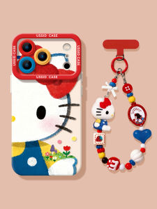 YOUSIDUN | Cute Cat Silhouette Durable Silicon Phone Case Anti-drop Hanging Strap