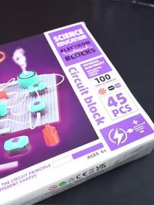 CONUSEA | Science Experiment Kit Electronic Building Block Physics Circuit Board DIY Assembly Educational Handmade Toy Kid Boy Gifts
