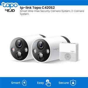 tp-link Tapo C420S2 Smart Wire-Free Security Camera System 2-Camera System | TP-Link Tapo by EJD