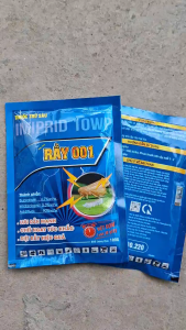 [VTNN TIEN KHOA] Trừ rầy nâu rầy xanh rầy phấn trắng bọ trĩ rệp sáp IMIPRID 10WP hiệu RẦY 001 ( Buprofezin + Imidacloprid ) gói 100 gram