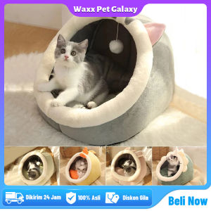 Tempat Tidur Kucing Anjing Sarang Hewan Peliharaan Kasur/Rumah Kucing Tenda Kecil Hangat Untuk Dengan Bola Bermain Pet Bed