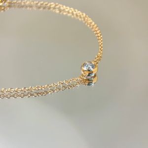 LAZO DIAMOND Soleil Bezel Diamond Bracelet in 18k Rose Gold