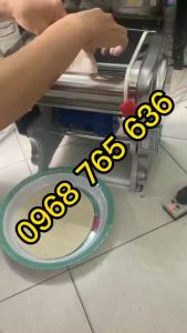 Máy cán vỏ bánh bao bánh gối chạy điện - Tặng kèm khuôn cắt mì 3/9mm
