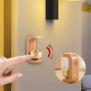 Wireless Doorbell Shopkeepers Bell Japanese Wooden Wind Chime Bell for Opening Door Alert Home Small Bell Housewarming Gift Wind Chimes Lucky Charm