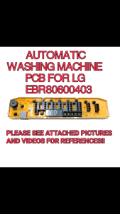 EBR80600403 WASHING MACHINE PCB BOARD FOR LG PCB BOARD FOR WASHING MACHINE AUTOMATIC