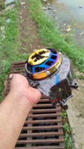 Forged merah biru Topscreet Tutup Kipas Beat Esp scoopy vario 110 ngcarbonpart