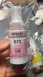 Bộ mực in 6 màu Epson T673 dùng cho Epson L805L800L850L1800...chính hãng