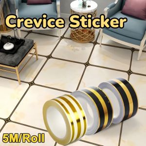 Bathroom Kitchen Wall Floor Seam Tape Ceramic Tile Gap Stickers Self Adhesive Gap Sealing Foil Strip Mildewproof Waterproof Floor Decor