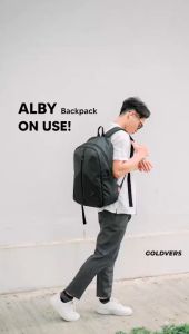 TOP LEADER store - Tas Ransel Kasual GP01 Backpack UP TO 14 INCH Daypack GOLDVERS New Arrival