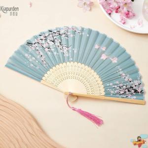 MENGMIAN | Iron Dragon Theme Foldable Fan Silk Fabric