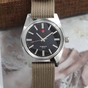 Vintage 36mm Mechanical Watch for Men 7120 Hand-Wound Movement Retro 3D Acrylic Crystal Classic Daily Wear Timepiece