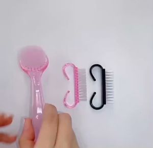 OULISI. Brush Soft Cleaning Dust Cleaner Long Handle Manicure Pedicure Nail Art Brushes Tools 美甲灰尘刷