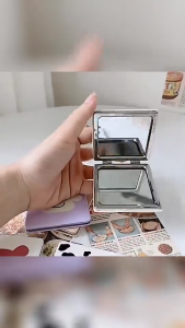 Gương Trang Điểm Vuông 2 Mặt Mini Gấp Gọn Gương Bỏ Túi Cầm Tay Họa Tiết Hoạt Hình Dễ Thương Nhiều Mẫu