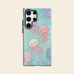 BILIBILI | Cute Jellyfish Luxury Fashion Full Lens Protective Case for Samsung Galaxy S26 S25 S24 A56 A36 Plus Ultra